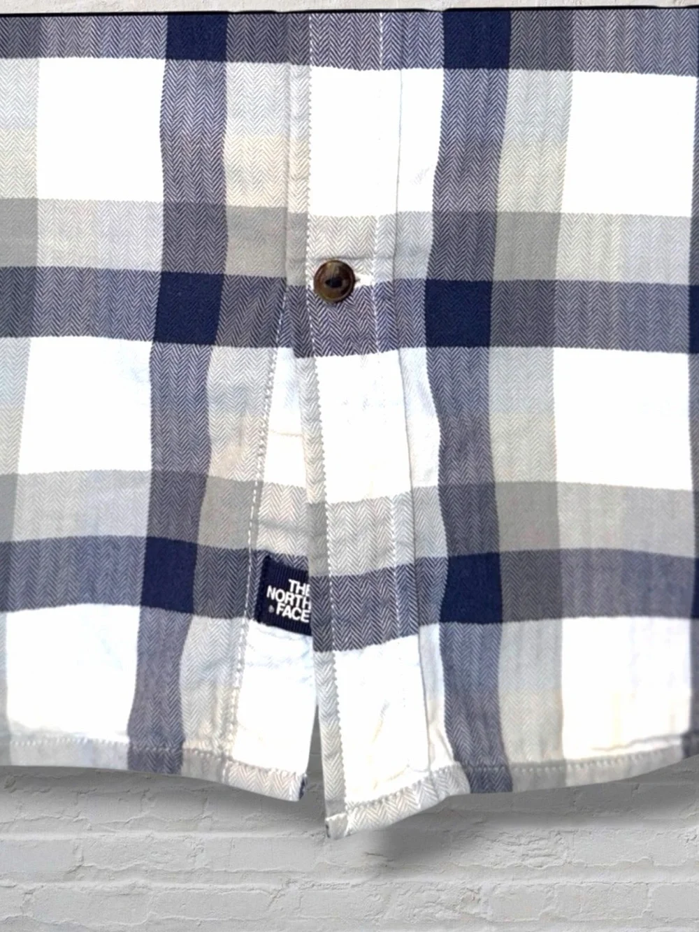 The North Face Men’s Flannel Shirt Plaid Button Down Long Sleeve Size Small